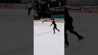 Nácvik trojáků triple salchow krasomilevsko krasobrusleni jump figureskating [upl. by Ahsemit]