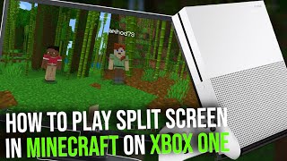 How to Play Split Screen in Minecraft on Xbox ONE  Minecraft Split Screen [upl. by Atinek]