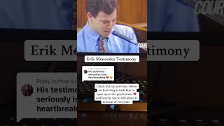 The Menendez brothers case ⚠️ Erik Menendez testimony [upl. by Florio]