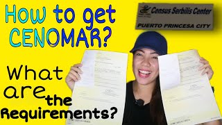 HOW TO GET CENOMARWHAT ARE THE REQUIREMENTS [upl. by Moises645]