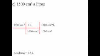 ¿Cómo convertir 1500 cm3 a litros [upl. by Rhines]