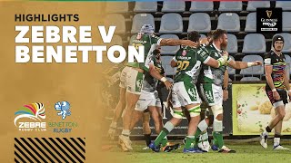 3 Minute Highlights Zebre v Benetton  Round 2  Guinness PRO14 Rainbow Cup 202021 [upl. by Busby]