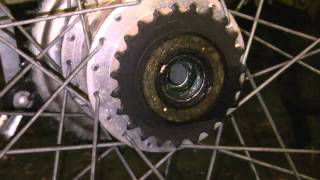 How to RepackRegrease Wheel Bearings on a Puch Maxi or Similar Moped with Loose Bearings [upl. by Porush]