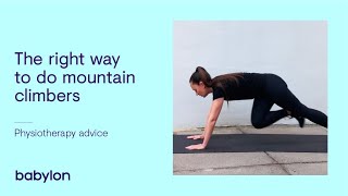 How to Do Mountain Climbers at Home Exercise At Home [upl. by Ko]