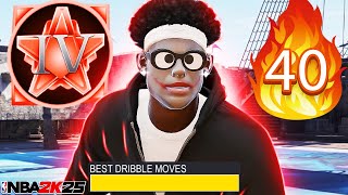 STARTER 4 MADE MY 70 BUILD OVERPOWERD BEST DRIBBLE MOVES amp 40 GAME WINSTREAK NBA 2K25 [upl. by Maloney]