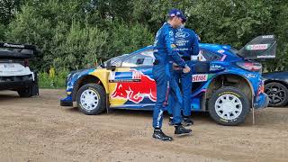 WRC Rally Estonia 2023 Shakedown preparations before first run [upl. by Reta]