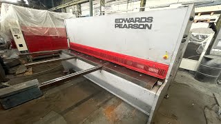 Edwards Pearson VR 13mm Shear Cleaned And In Our UK Stock For Sale Cybelec Dnc 10 machine cnc [upl. by Ilysa695]