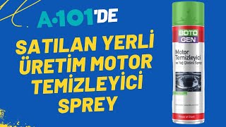 Uygun Fiyatlı Botogen Motor Temizleyici ve Yağ Sökücü Sprey  Yerli Üretim A101 Ürünü [upl. by Taber265]