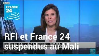 Mali  la junte suspend la diffusion de France 24 et RFI • FRANCE 24 [upl. by Nylrahc]