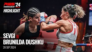 Highlight l Sevgi Venum Muay Thai vs Brunilda Dushku I RWS [upl. by Tenneb255]