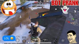 Episode 03  Bot Prank 😂 • Pubg Mobile • BGMI [upl. by Allekim951]