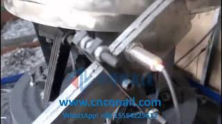 Thread Nail Shank Rolling Machine Thread Nail Shank Threading Process [upl. by Jandy305]