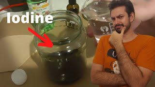 How to Extract Iodine From Iodine Tincture at Home [upl. by Tihom970]