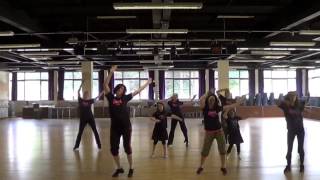 warm up FRUMBA ladies simcha dance workout [upl. by Etnuahs774]