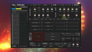 TAL DRUM  Record Sample FX Mod Matrix [upl. by Rexanna241]