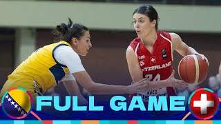 Bosnia and Herzegovina v Switzerland  Full Basketball Game  FIBA Womens EuroBasket 2025 Qualif [upl. by Leizar]