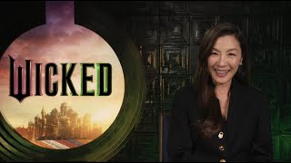 Michelle Yeoh On Pranking Ariana Grande amp Singing With Cynthia Erivo  Wicked Interview [upl. by Acinomaj]