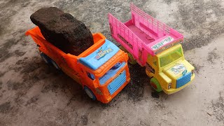 TRUCK OR DUMPER ME LODDINGITT WALA TRUCK DUMPER WALA CARTOONDO TRUCK ME BHIRANFIGHT WALA TRUCK [upl. by Iney783]