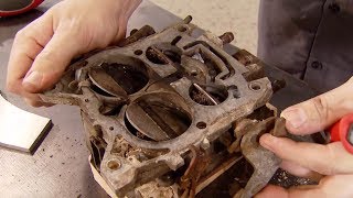 How to Rebuild a Carburetor Quadrajet 4 Barrel  Muscle Car S4 E18 [upl. by Yra]