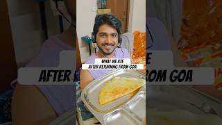 What we ate in a day after trip😀 shorts shortsindia telugu teluguvlogs foodie whatieatinaday [upl. by Akiemahs]