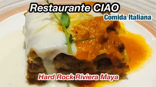 RESTAURANTE CIAO Hotel Hard Rock Riviera Maya [upl. by Urania]