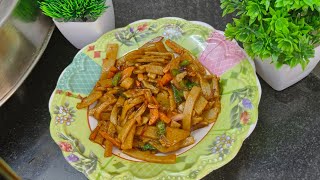 Nusrat Kitchen Corner is live🌸Atte ki roti se banaye veg noodles HealthyPreparation [upl. by Eetsim]