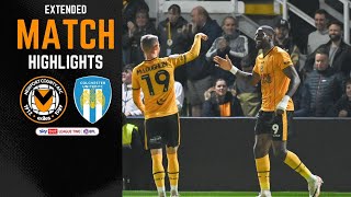 Newport County v Colchester United  Extended Highlights [upl. by Wiedmann]