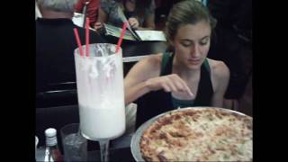 6 pound milkshake  Crab Pizza vs 3 Rochester natives [upl. by Aivalf]