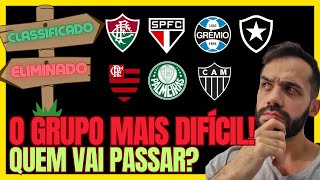 BRASILEIRO CAIU NO GRUPO MAIS DIFÍCIL DA LIBERTADORES QUEM VAI PASSAR [upl. by Aticnemrac]