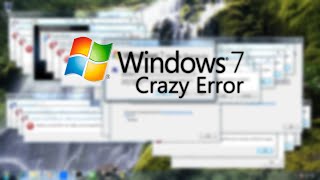 Windows 7 Crazy Error [upl. by Osnofla]