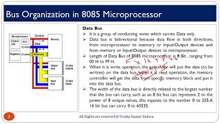 Bus Organization in 8085 Microprocessor  How Buses work in Microprocessor [upl. by Sylvia]