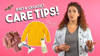 How to Care for your Knit and Crochet Projects [upl. by Eniretac]