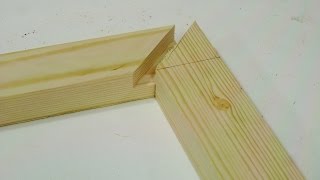 Make mitered half laps on the table saw [upl. by Dowell]