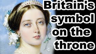 Queen Victoria Britains symbol on the throne [upl. by Dimah]