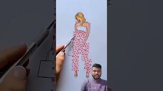 this dressing number 1 to 100 art drawing fashion drawingskill ytshorts trendingvideo short [upl. by Avlis260]