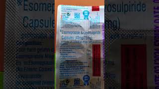 Esomeprazole amp Levosulpiride Capsules 40mg75mg health janaushadhi medicine capcutedit [upl. by Ketchan121]