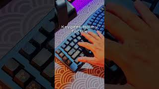 Keygeek x Haimu Tactile switch sound test keyboard banphimco switchesreview [upl. by Ettenad]