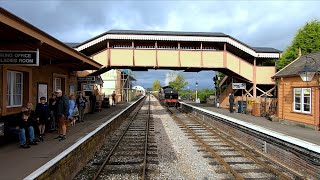 DRIVERS EYE VIEW  West Somerset Railway  Bishops Lydeard to Dunster [upl. by Onilegna]