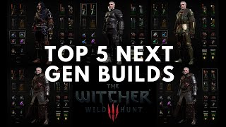 Witcher 3 TOP 5 Builds Next Gen works still in 2024 [upl. by Scotti661]