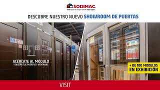 Conoce la nueva exhibición de puertas en Sodimac [upl. by Cliffes861]