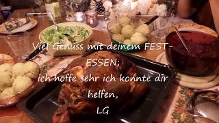 DIY WEIHNACHTS GANS amp PUTE SELBER KOCHEN leicht gemacht [upl. by Nofets]