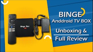 Binge Android TV Box  Voice Control  Full Detail Bangla Review  বিঙ্গি এন্ড্রয়েড টিভি বক্স । [upl. by Lramaj]