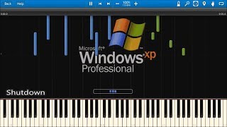 WINDOWS STARTUP AND SHUTDOWN SOUNDS IN SYNTHESIA [upl. by Anaeed]