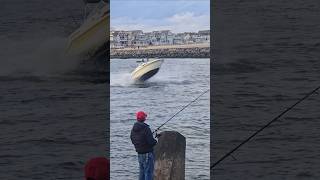 Summer Love Boat Takes On The Rougher Manasquan Inlet [upl. by Assyla]