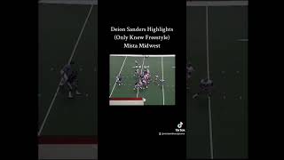 DEION SANDERS HIGHLIGHTS deionsanders highlights nfl football mistamidwest [upl. by Halie]