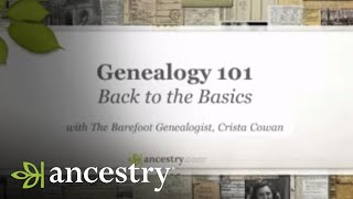 Back to the Basics Genealogy 101  Ancestry [upl. by Desmund]