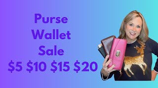 Purse Handbag Wallet Sale pursesale pursesforsale purseshopping purselover [upl. by Beghtol]