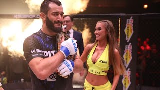 KSW 55 MAMED KHALIDOV quotDZIĘKUJĘ TYM KTÓRZY BYLI ZE MNĄ OD POCZĄTKUquot [upl. by Arette]