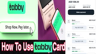 How To Apply Tabby Card UAE  installment with Tabby app UAE  How to use Tabby card UAE [upl. by Rraval242]