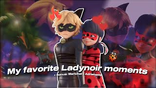 My favorite Ladynoir Moments in Miraculous Ladybug  bonus  VALENTINES SPECIAL [upl. by Naxela]